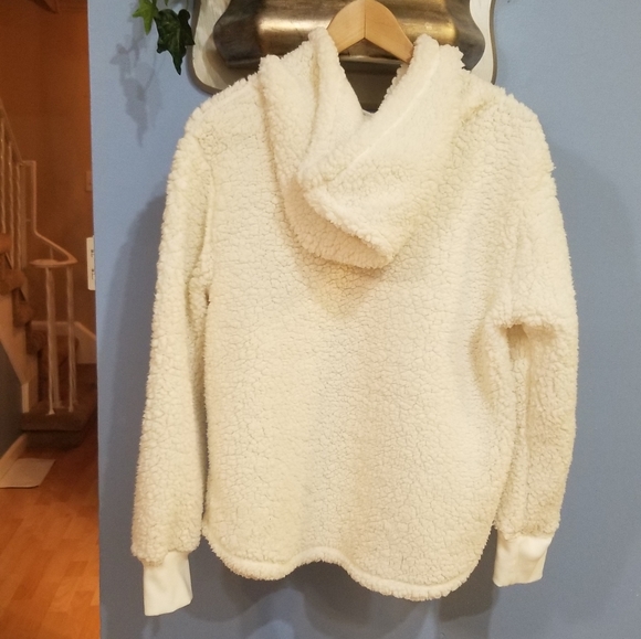 Sequins Sherpa Snowman Hoodie - Picture 3 of 3